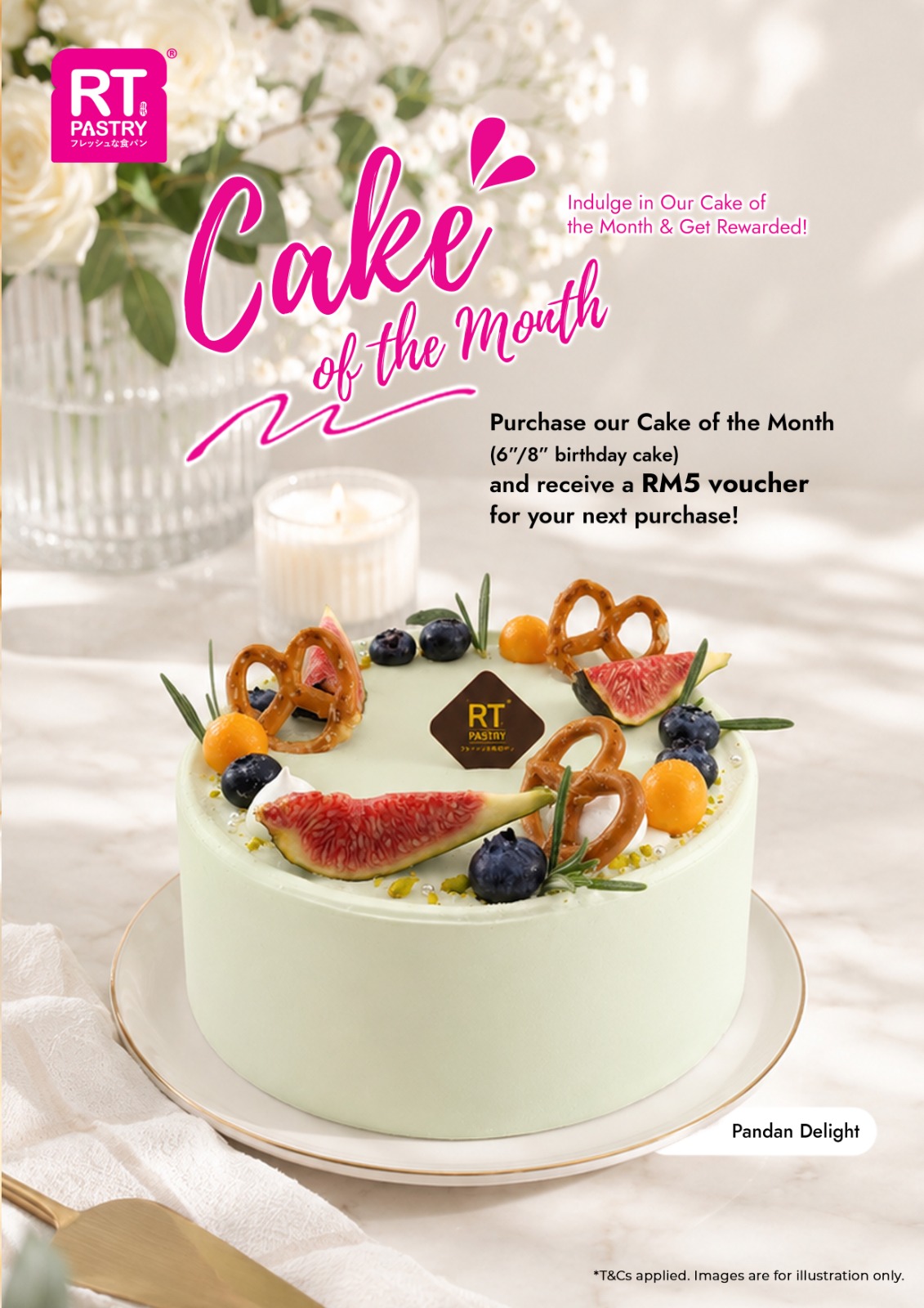 Cake of the month (July) - Hazelnut Sesame